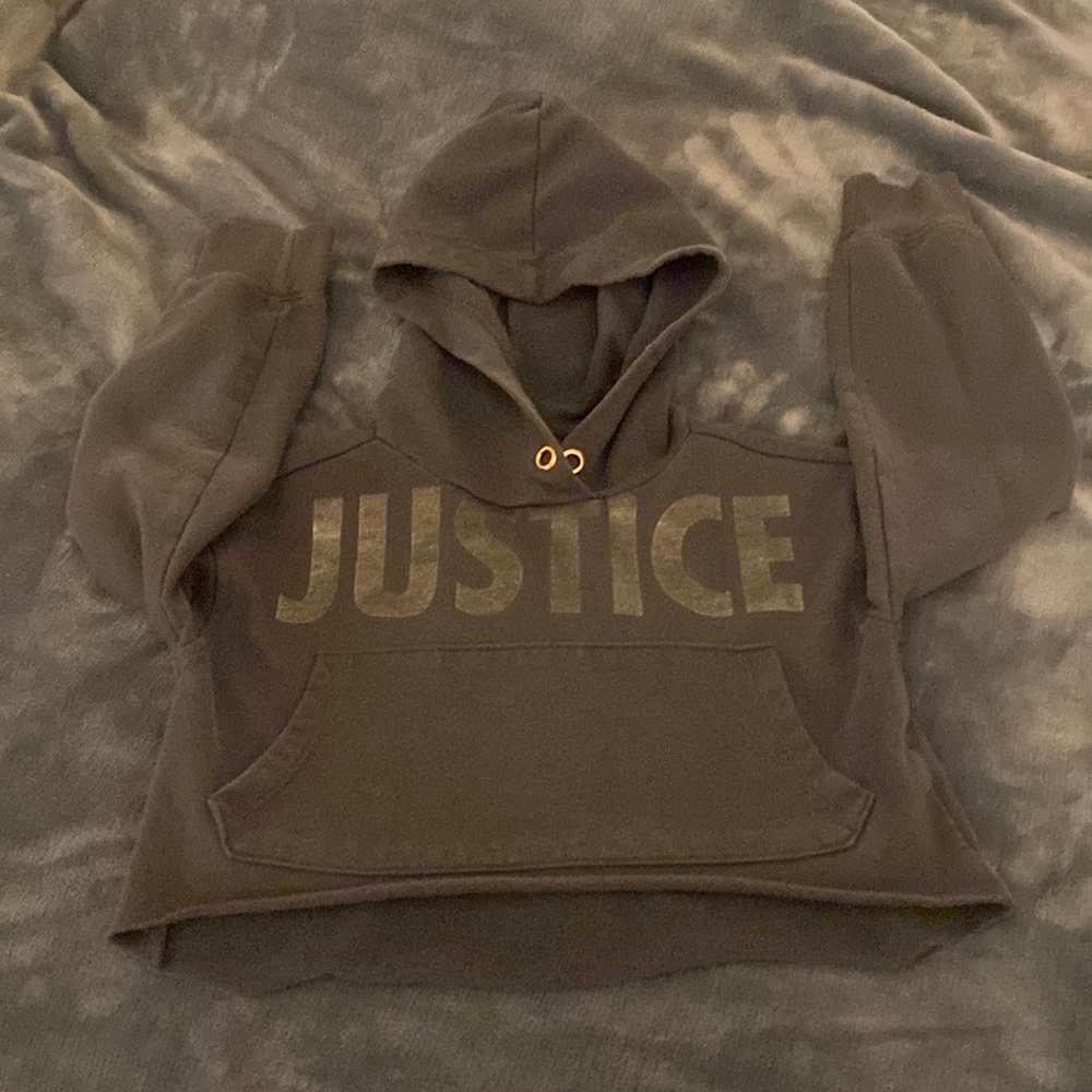 Justice Active - Girls Hoodie Cropped sweat shirt